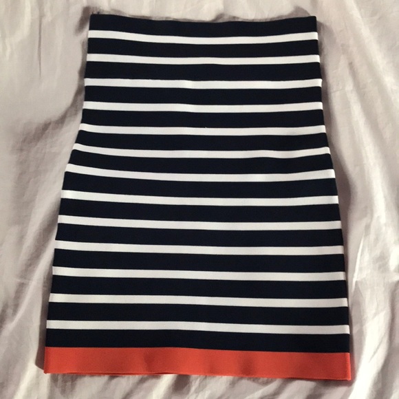 BCBG Bodycon Striped Skirt - Picture 3 of 6
